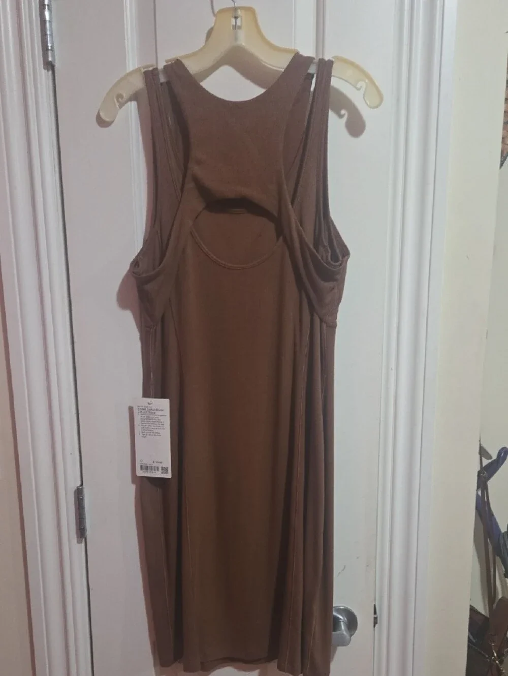 Ribbed Cotton Modal Cut-Out Dress